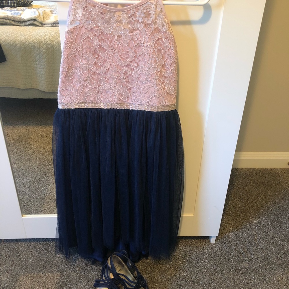 Nordstrom Girl’s dress with sandals
